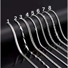 Load image into Gallery viewer, Men&#39;s Silver Chain