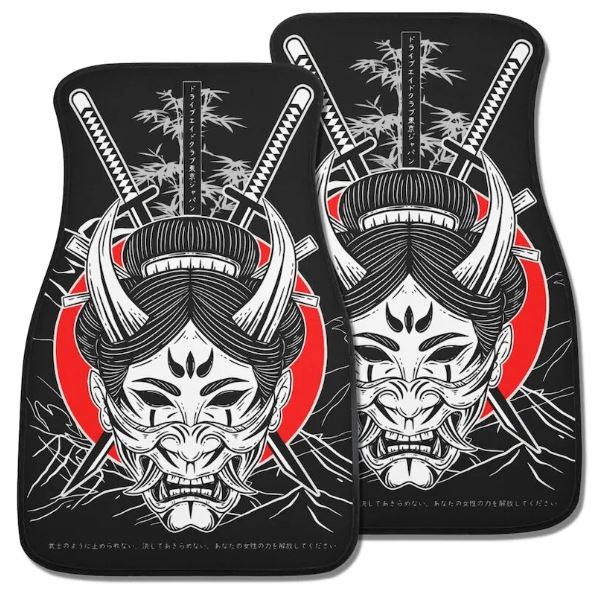 Female Samurai Car Floor Mats