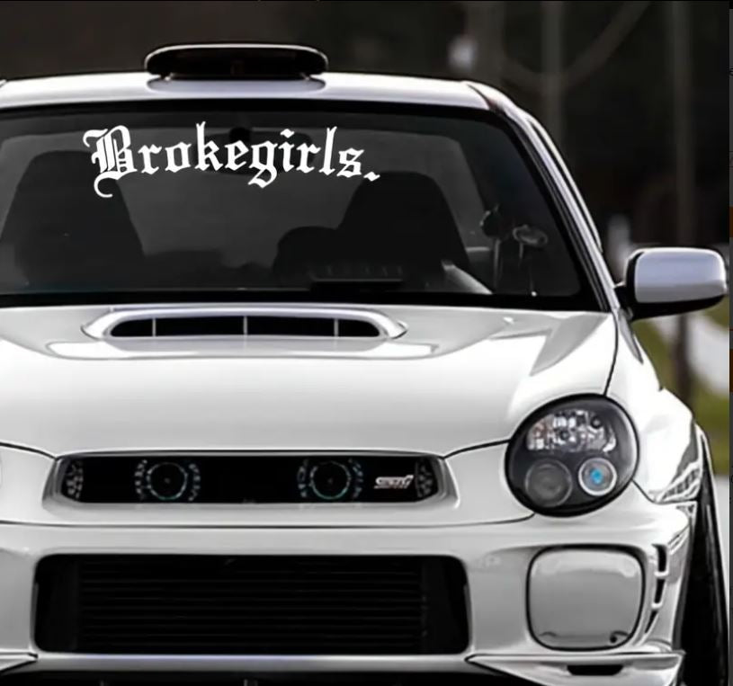 Brokegirls Decal