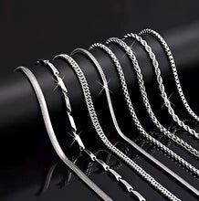 Load image into Gallery viewer, Men&#39;s Silver Chain