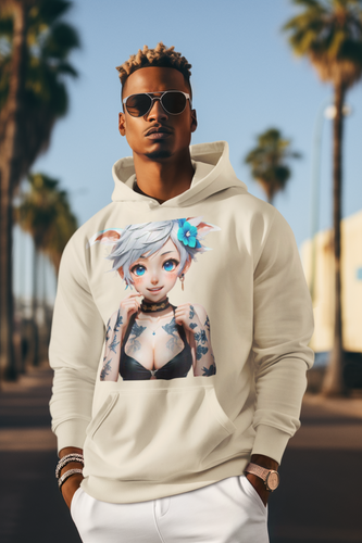 Anime Tattoo Girl Hoodie