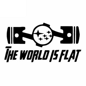 The World is Flat Decal