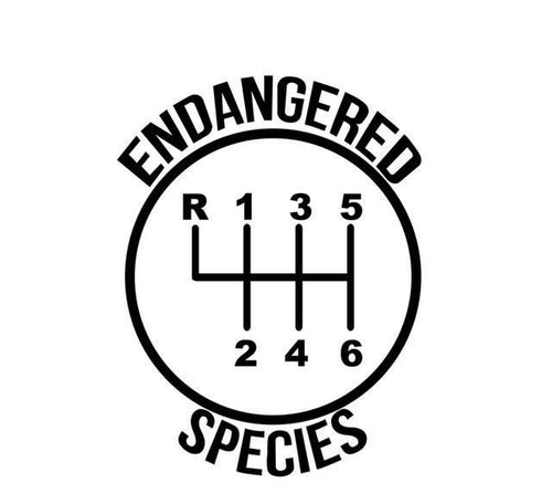 Endagered Species Decal