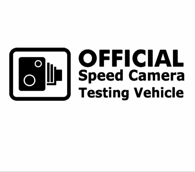 Official Speed Camera Decal