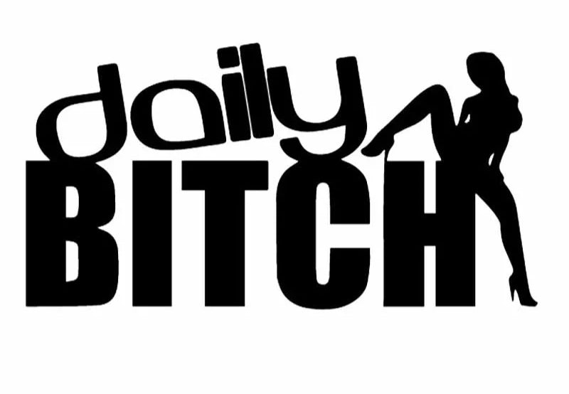 Daily Bitch Decal