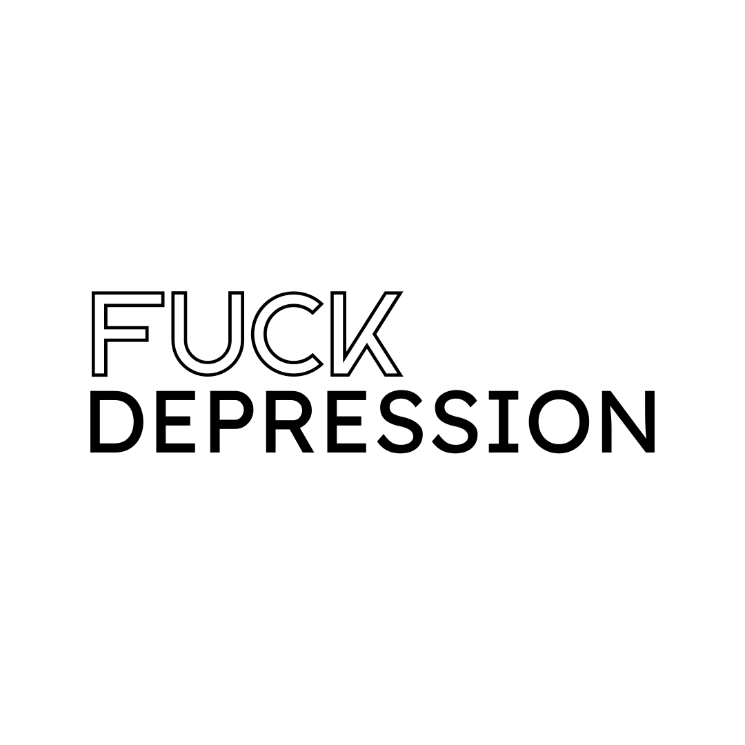 Fuck Depression Decal Funsize Industries 8424