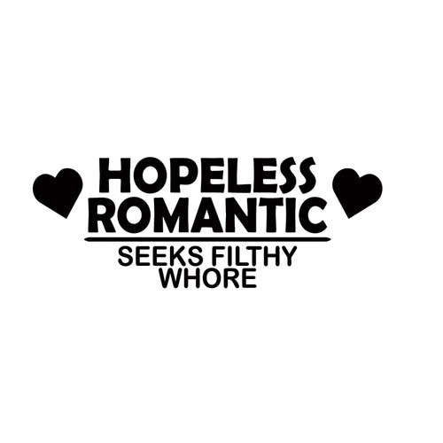 Hopeless Romantic Decal